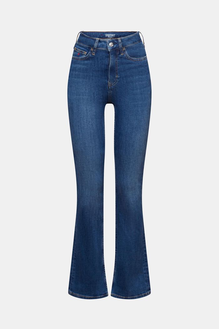 High-Rise Premium Bootcut Jeans, BLUE MEDIUM WASHED, detail image number 6