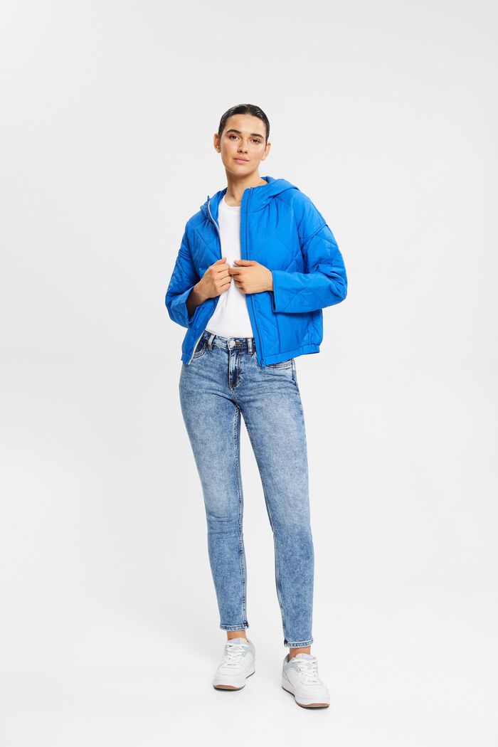 Slim fit stretch jeans, BLUE MEDIUM WASHED, detail image number 0