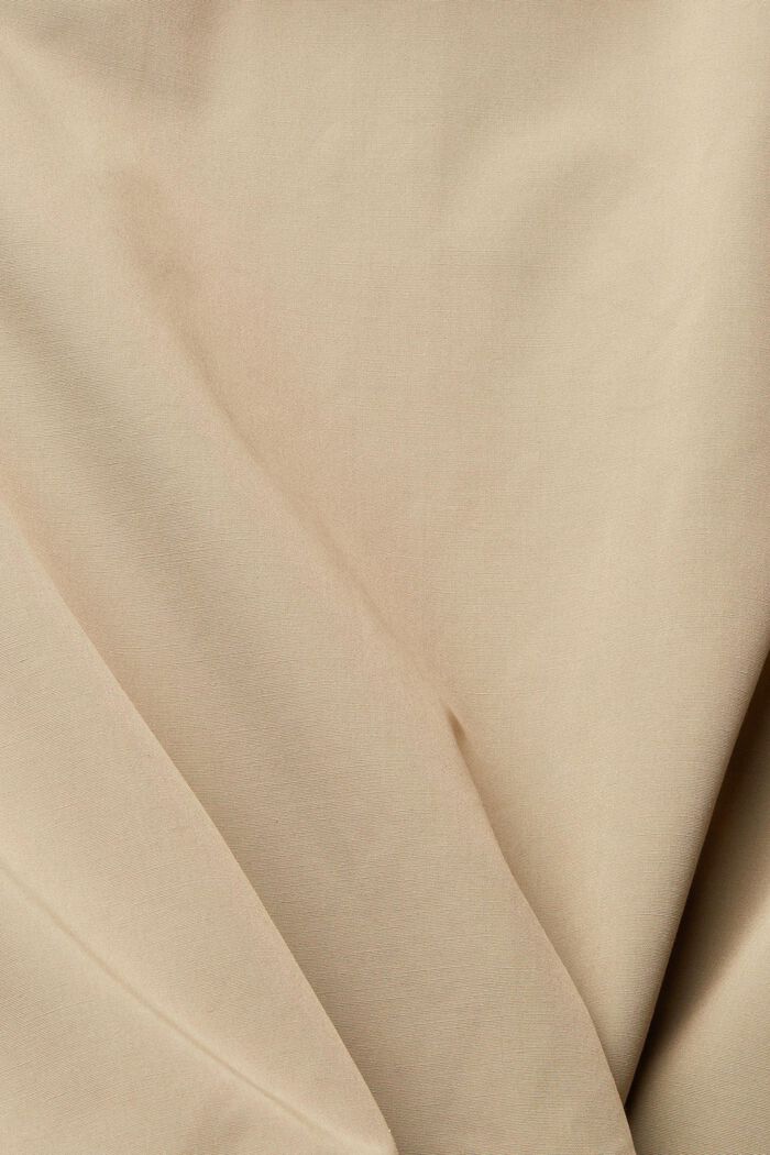 Trench coat with belt, PALE KHAKI, detail image number 5