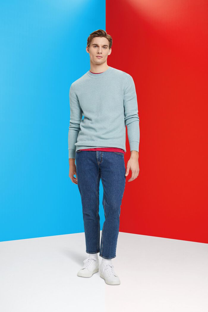 Knitted jumper, GREY BLUE, detail image number 1