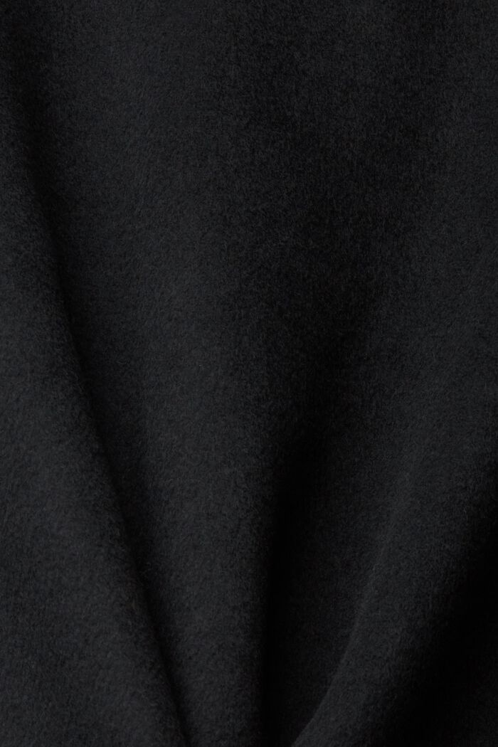 Wool blend mini skirt, BLACK, detail image number 1