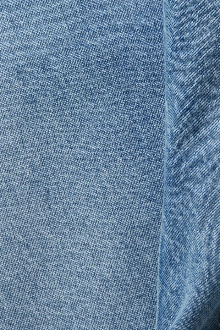 Sustainable cotton denim dad fit jeans, BLUE LIGHT WASHED, detail image number 1