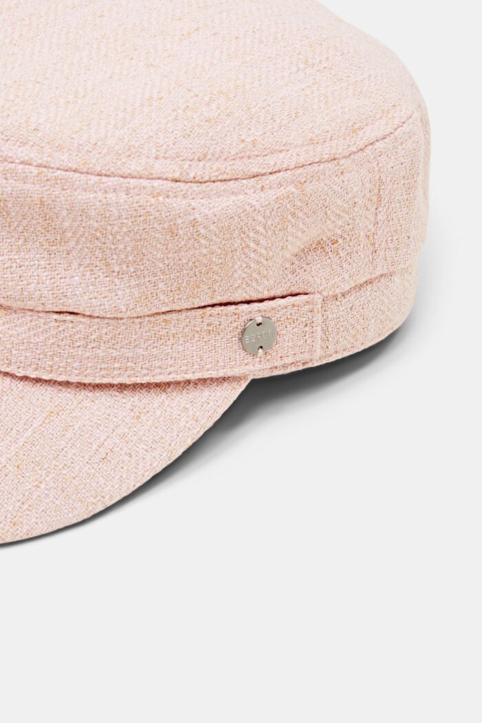 Structured Military Cap, PASTEL PINK, detail image number 1