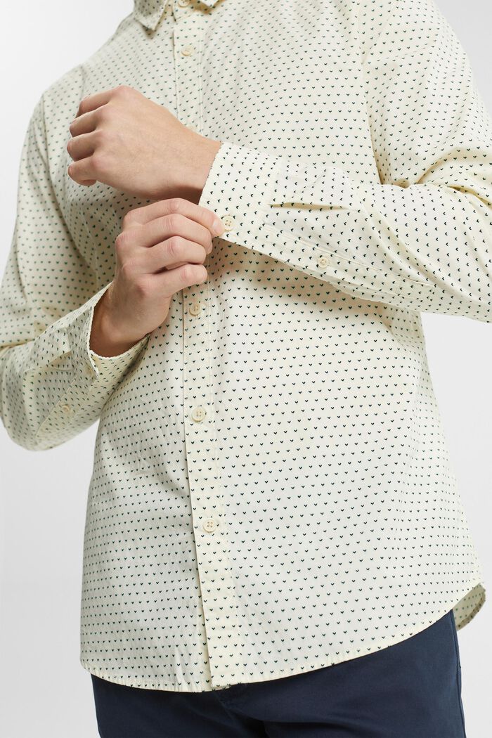 Slim fit shirt with heart print, ICE, detail image number 2