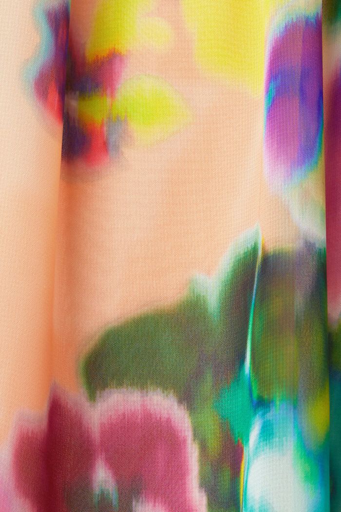 Patterned mini dress, CORAL, detail image number 4