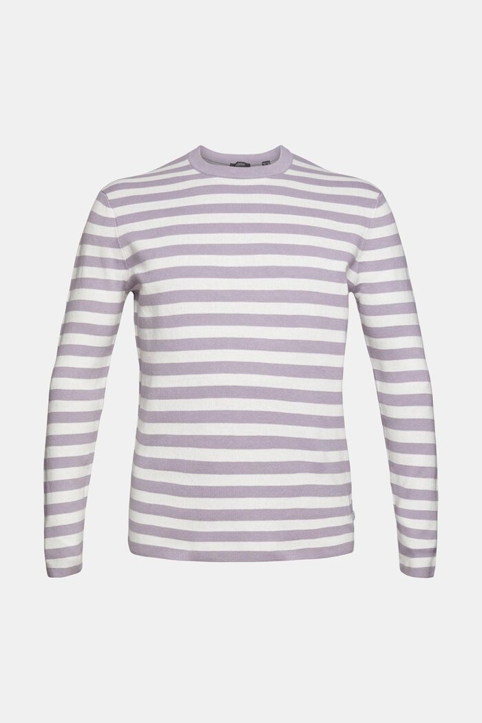 Striped jumper made of organic cotton