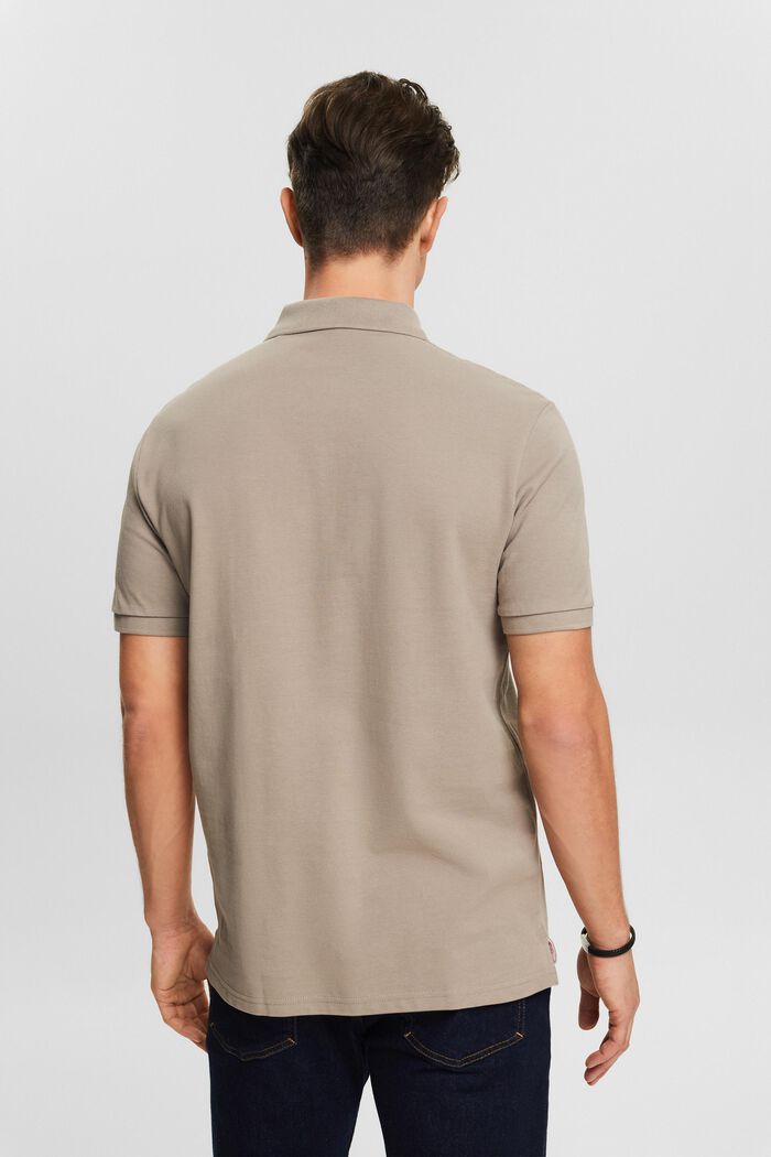 Piqué Polo Shirt, LIGHT TAUPE, detail image number 2