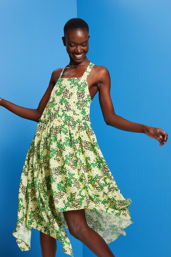 ESPRIT - Floral Ruched Midi Dress at our online shop