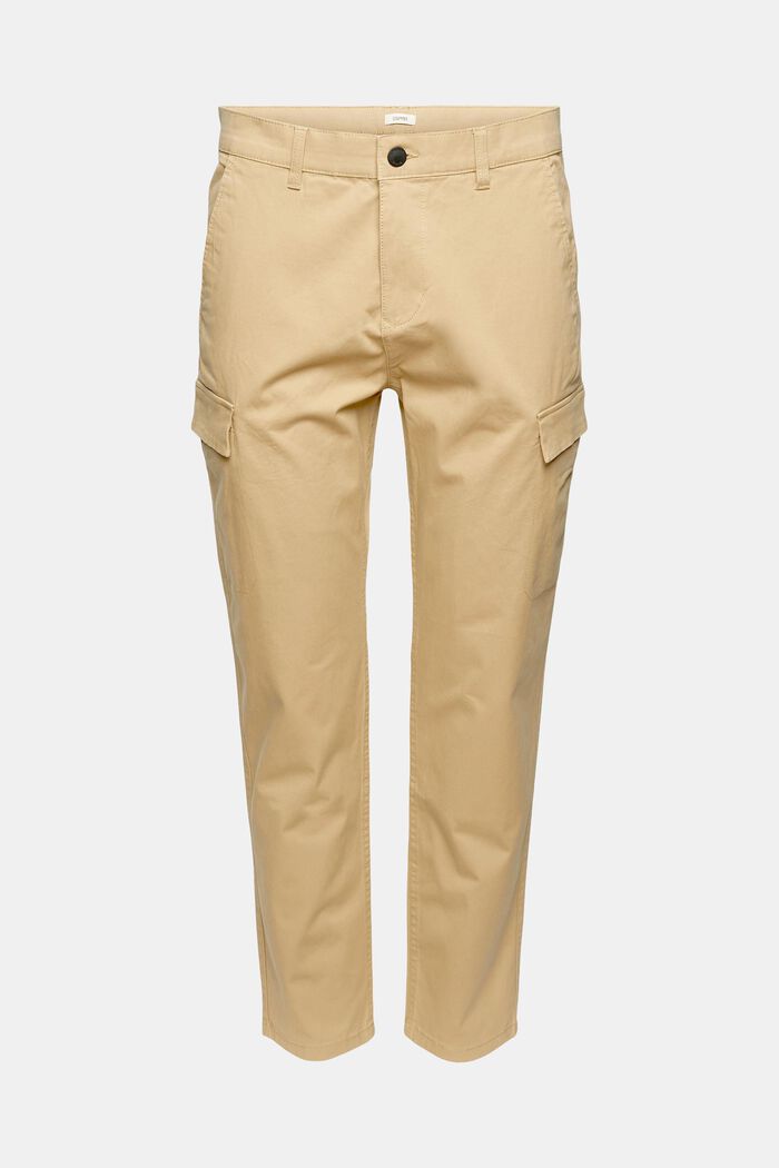 Organic cotton cargo trousers