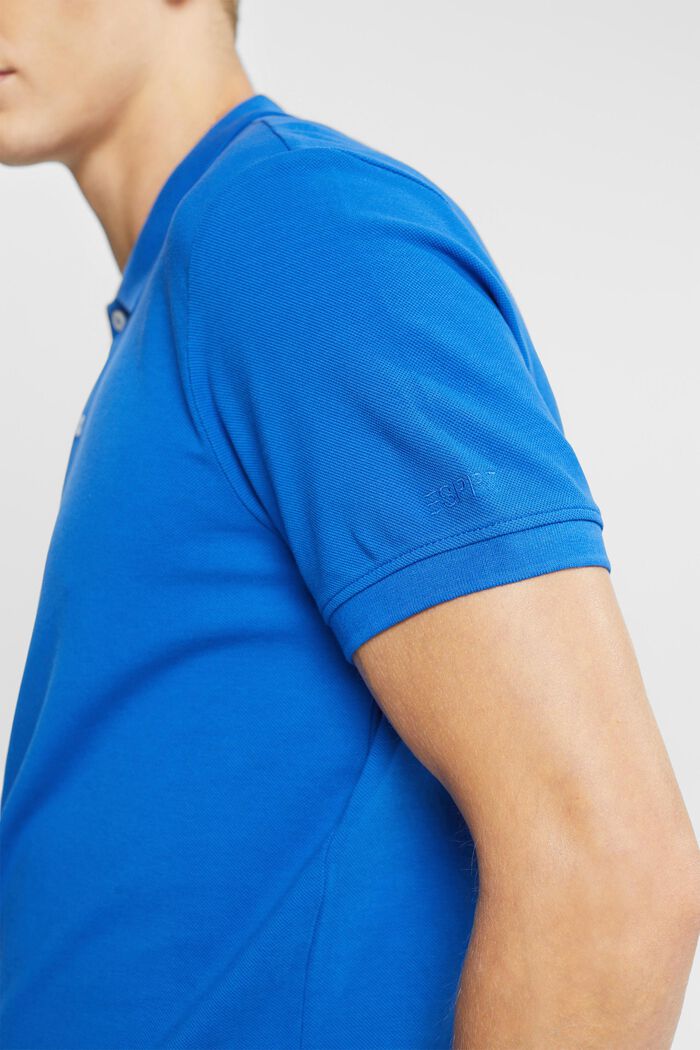Slim fit polo shirt, BLUE, detail image number 2