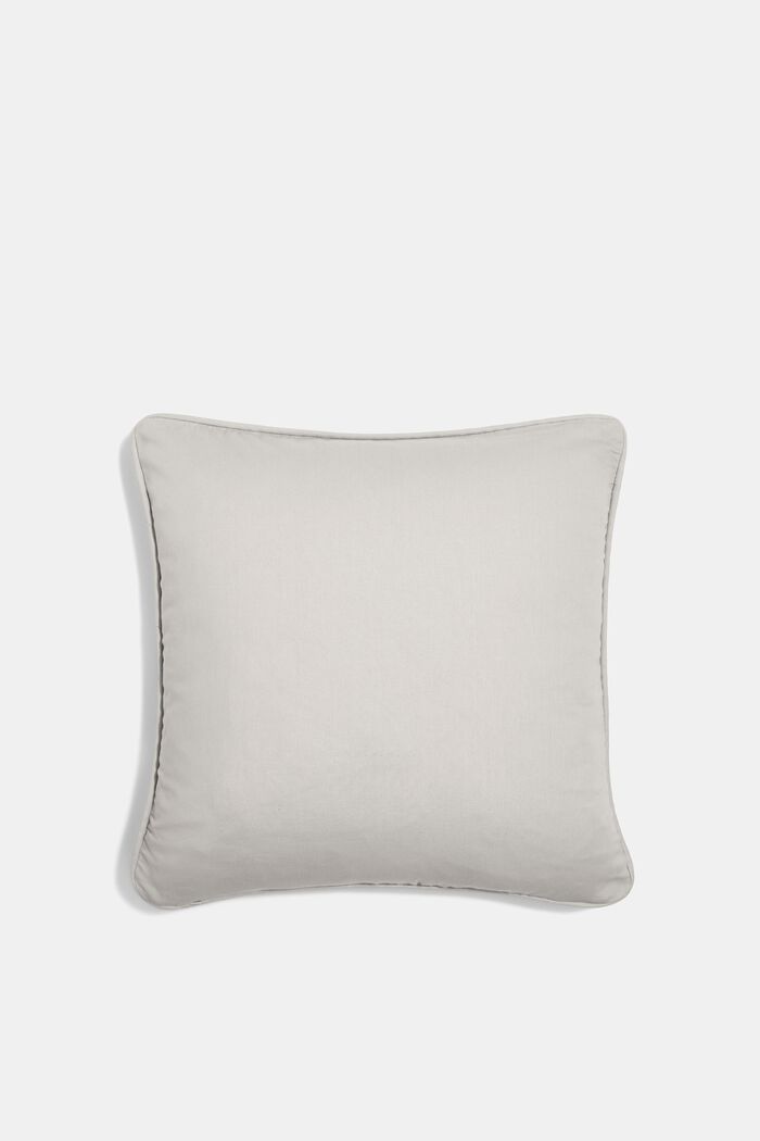 Cushion cover made of 100% cotton, LIGHT GREY, detail image number 2