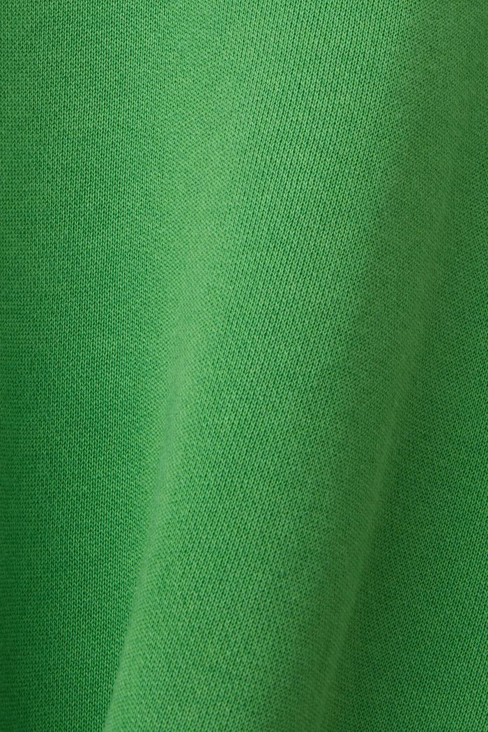 Plain regular fit sweatshirt, GREEN, detail image number 4