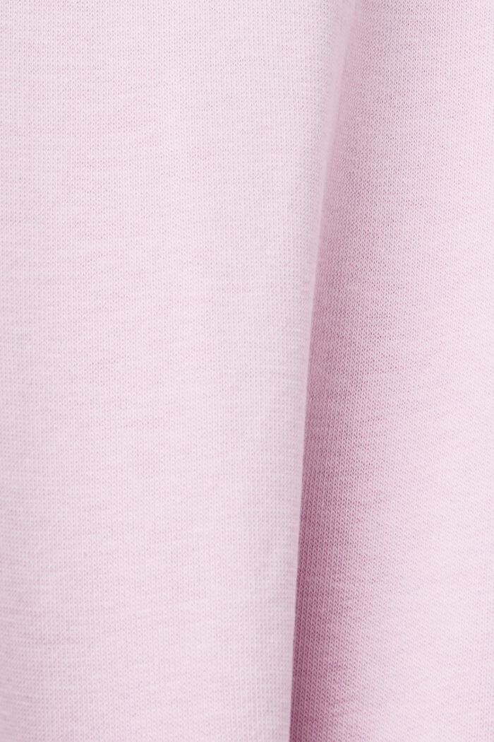 Zip-up hoodie with breathable insert, LILAC, detail image number 5