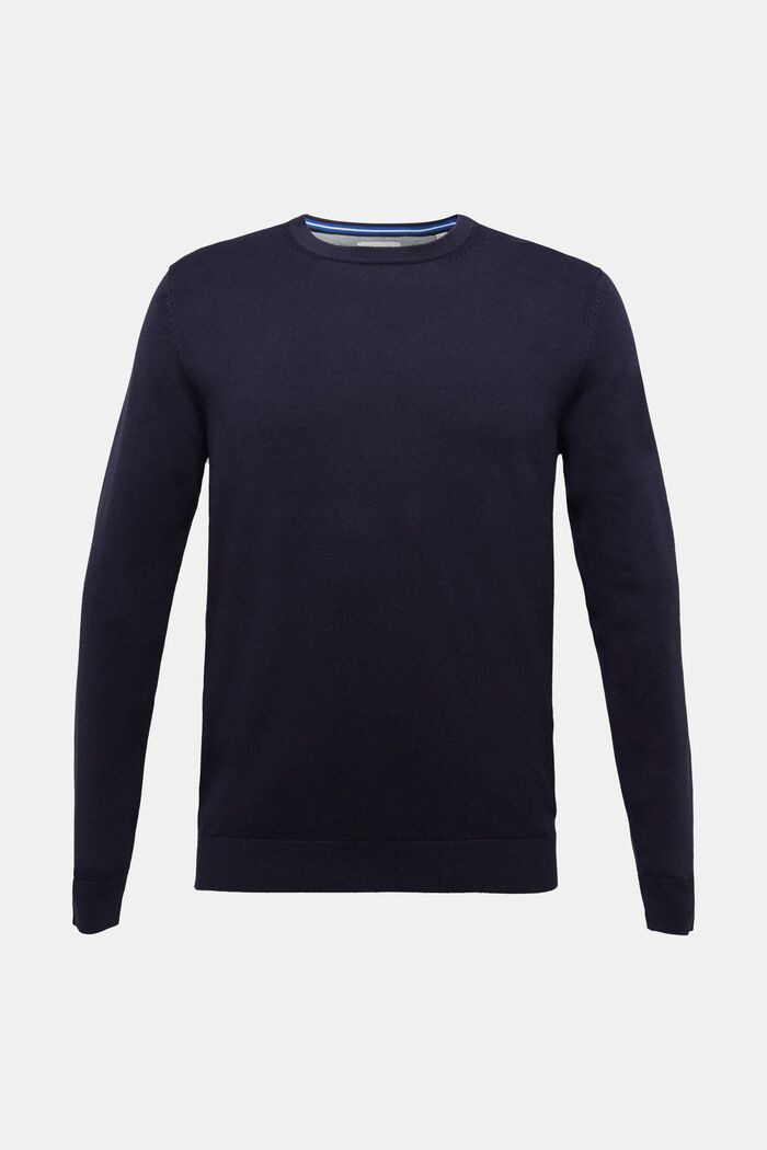 Jumper made of 100% organic pima cotton, NAVY, detail image number 0