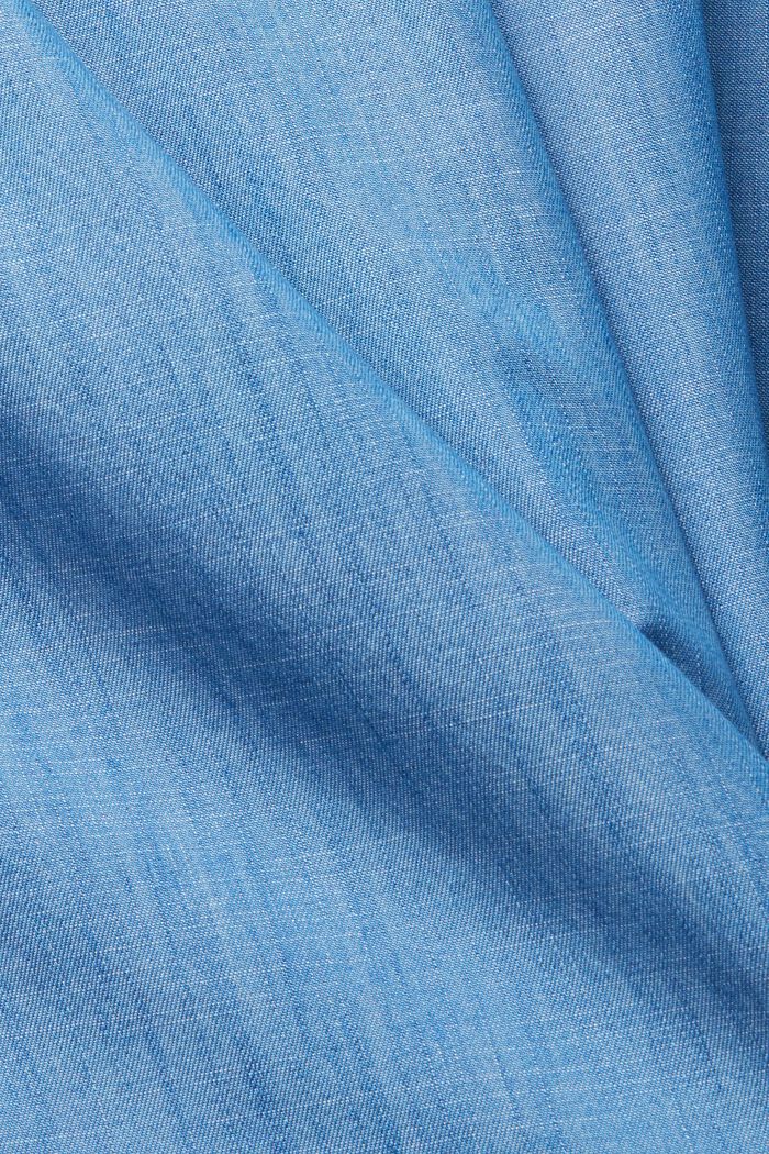 Made of TENCEL™: denim-effect midi dress, BLUE MEDIUM WASHED, detail image number 1