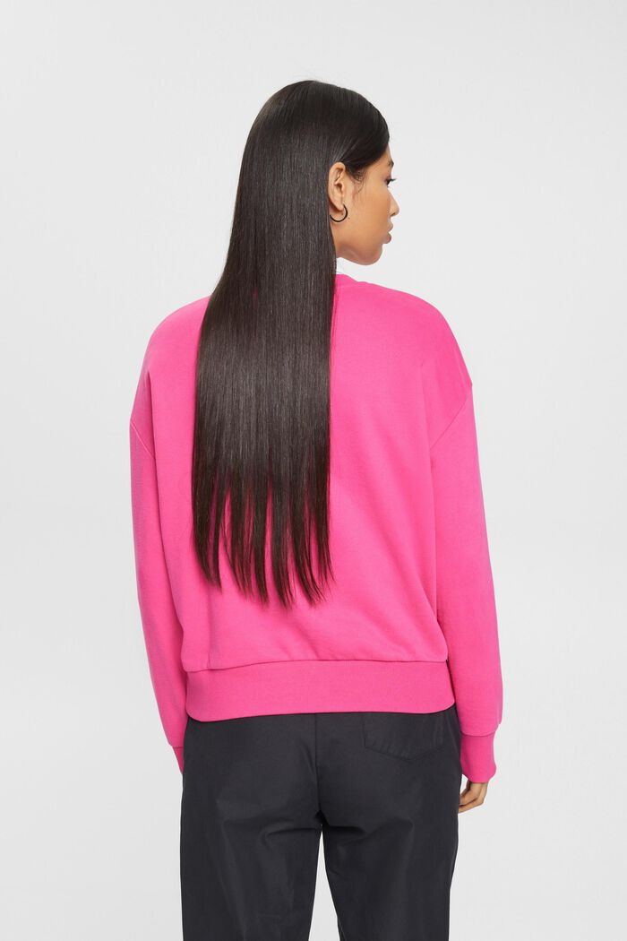 Relaxed fit sweatshirt, PINK FUCHSIA, detail image number 3
