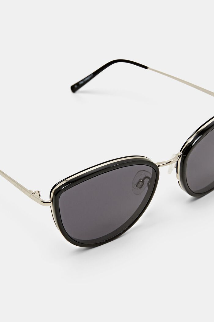 Cat-eye sunglasses, BLACK, detail image number 1