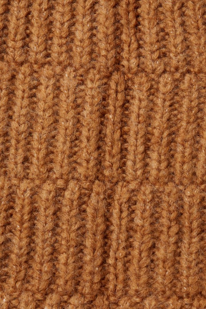 Wool blend slipover, LIGHT BROWN, detail image number 1