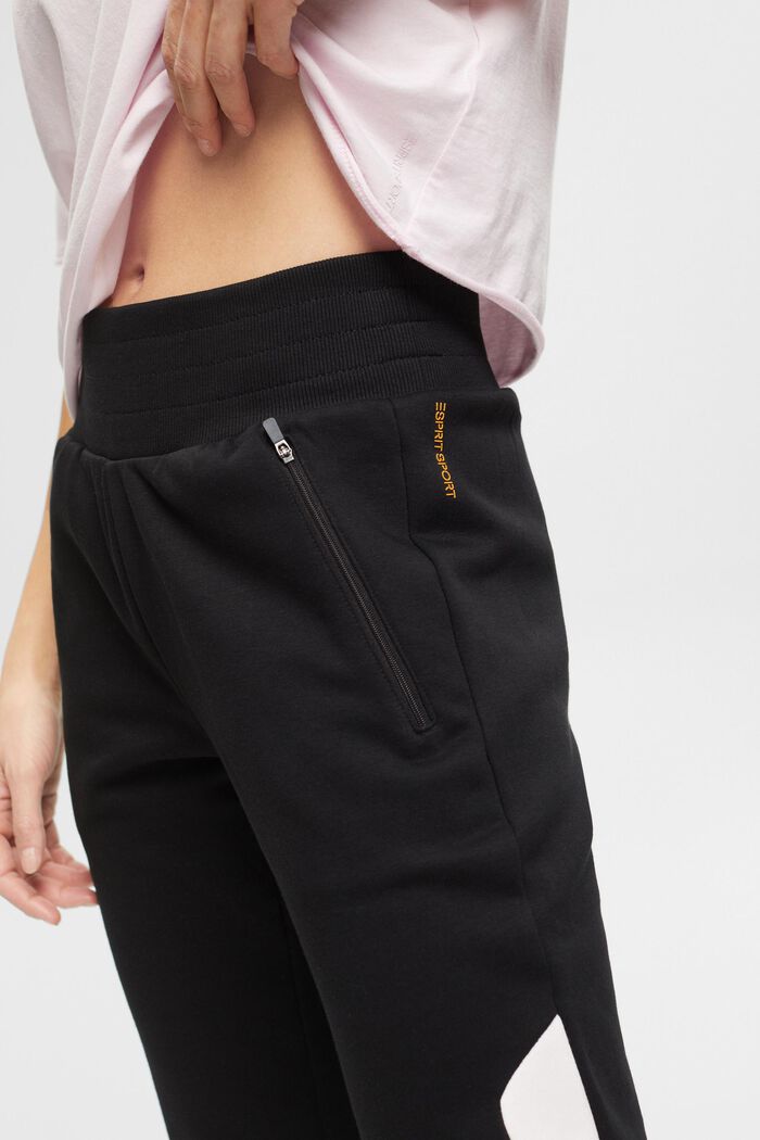 Organic cotton jogging trousers, BLACK, detail image number 2