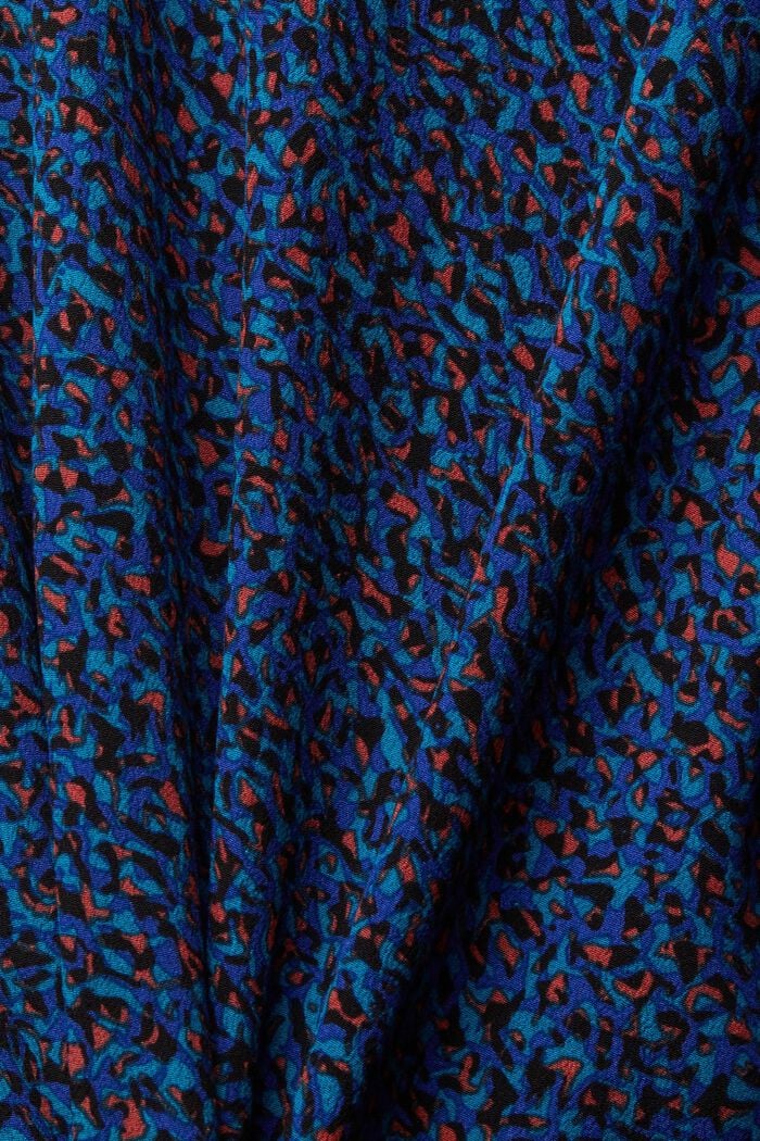 Patterned blouse, NEW NAVY, detail image number 4
