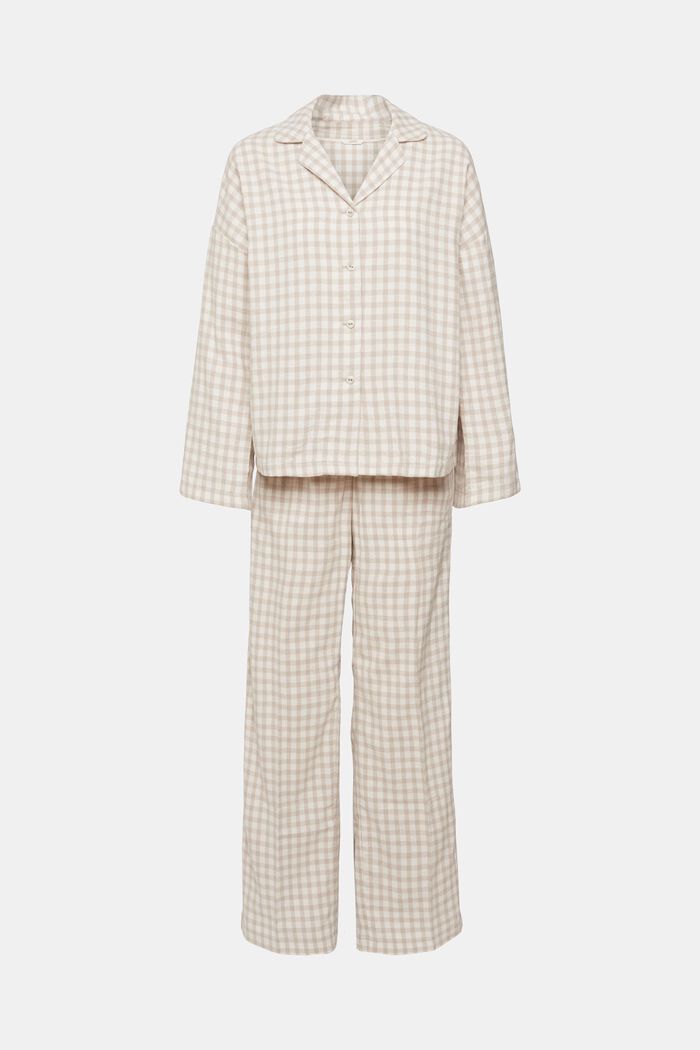 Checked flannel pyjama set
