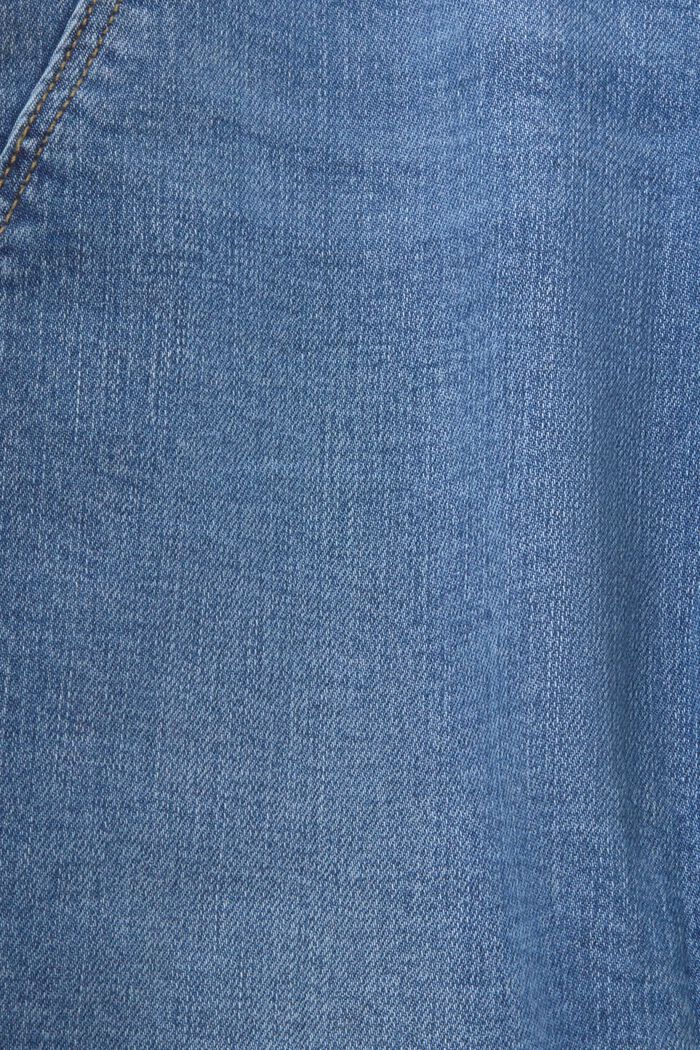 Mid-rise skinny fit jeans with zip pockets, BLUE MEDIUM WASHED, detail image number 6