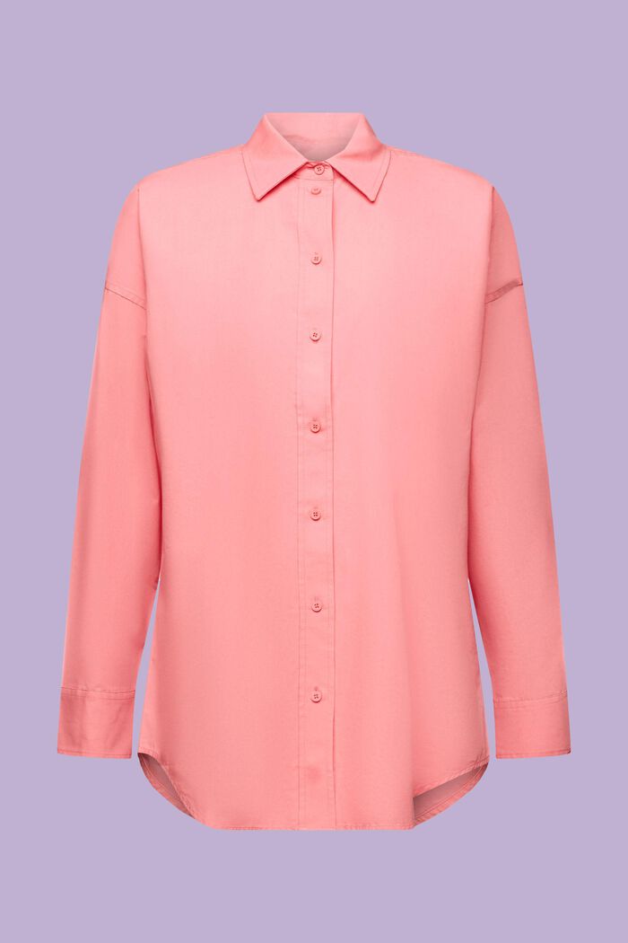 Cotton-Poplin Shirt, PINK, detail image number 5