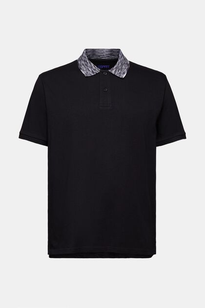 Space-Dyed Collar Polo Shirt