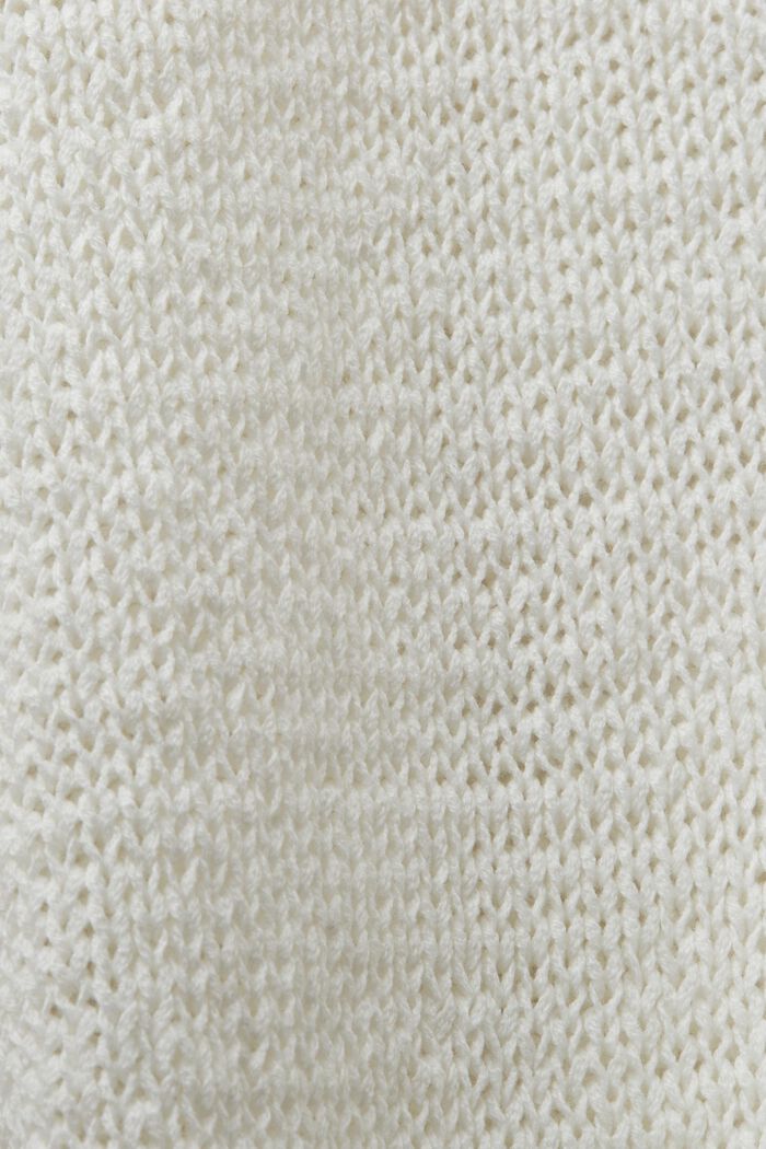 CURVY loose knit jumper, OFF WHITE, detail image number 4