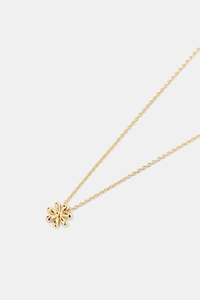 Daisy Slider Pendant Necklace, GOLD, detail image number 1
