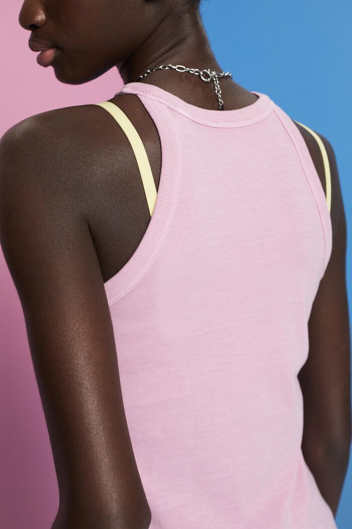 Jersey tank top, LILAC, detail image number 2