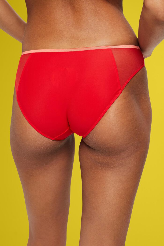 Mini briefs with block design, RED, detail image number 3