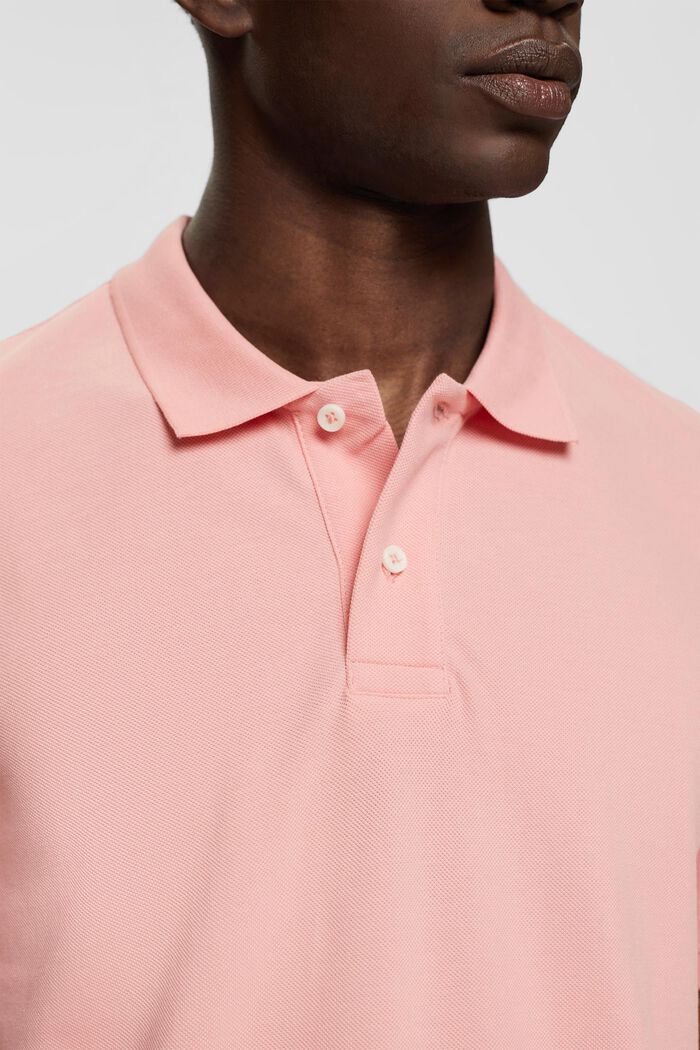 Slim fit polo shirt, PINK, detail image number 2