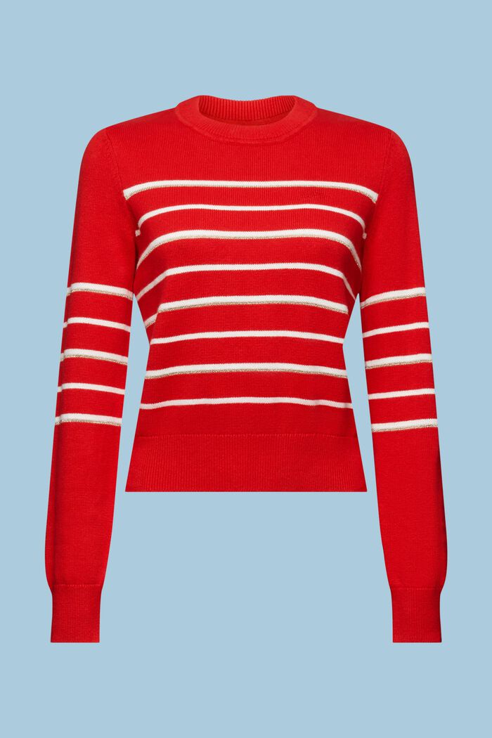ESPRIT - Striped knitted jumper with cashmere at our online shop