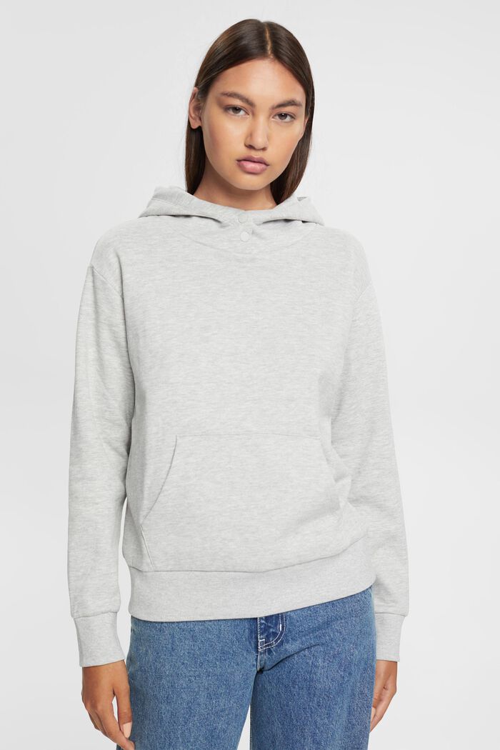 Hoodie with press studs