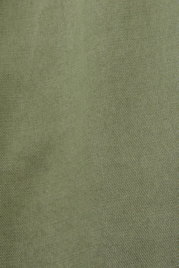 Chino Pull-On Cropped Pants, PALE KHAKI, detail image number 6
