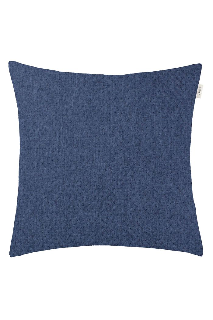 Structured Cushion Cover, NAVY, detail image number 0