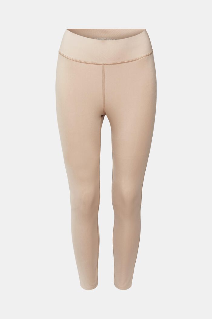 Recycled: Active leggings with E-DRY, BEIGE, detail image number 2