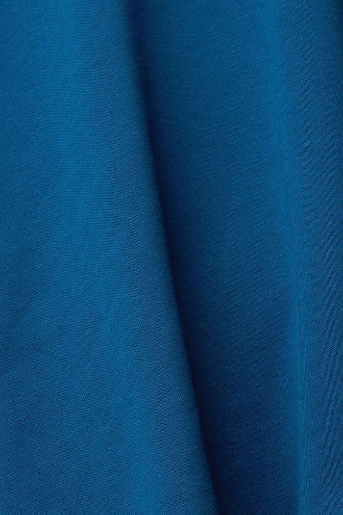 Sweatshirt with button placket at the back, PETROL BLUE, detail image number 1