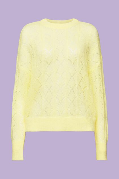 Open-Knit Wool-Blend Sweater