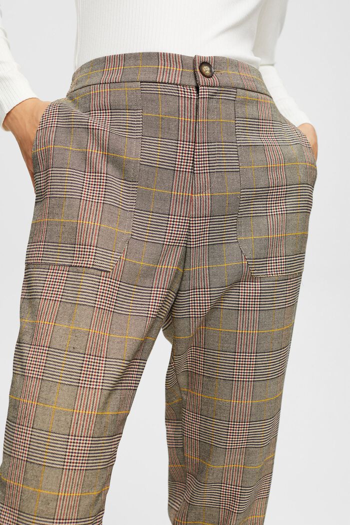Checked trousers, ANTHRACITE, detail image number 2