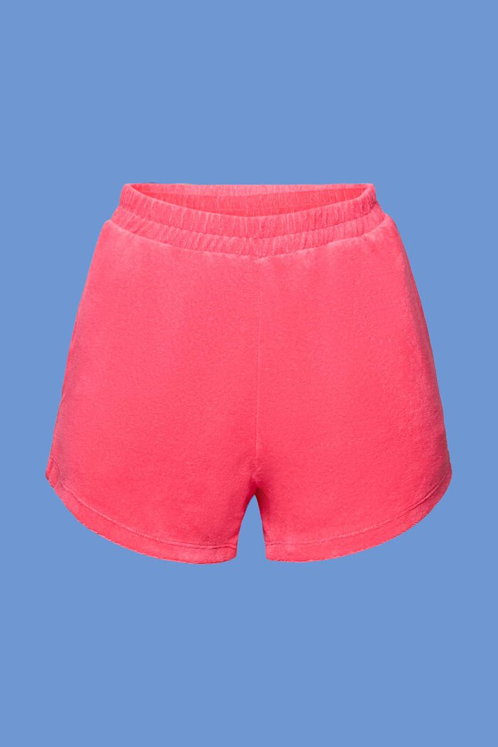 Recycled: terry beach shorts, PINK FUCHSIA, detail image number 5