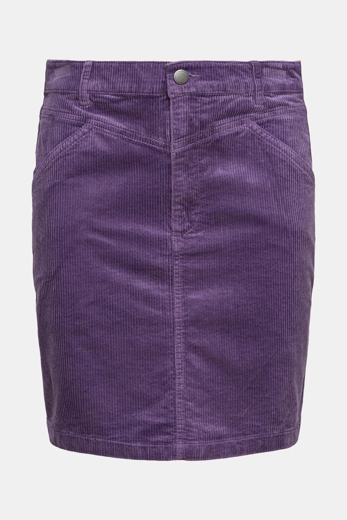 Cotton corduroy mini skirt