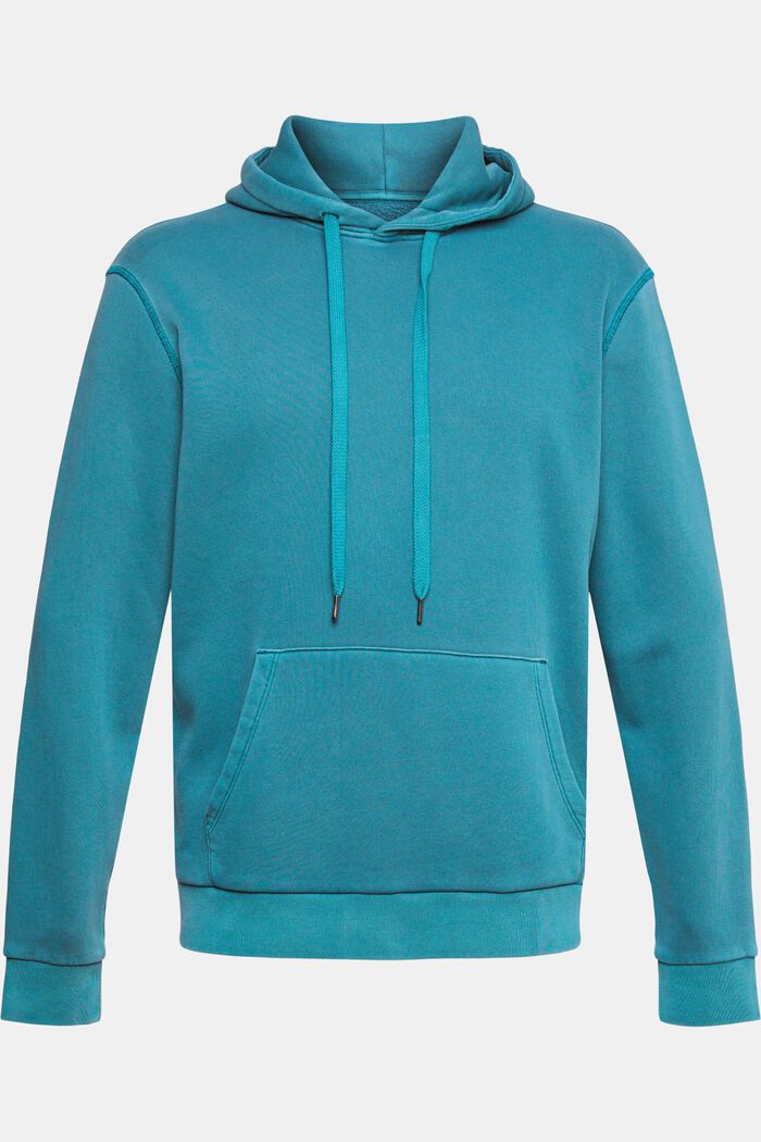 Sweatshirt hoodie, TEAL BLUE, detail image number 5