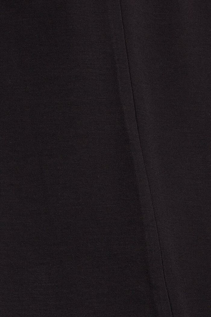 Shape-retaining jersey culottes, BLACK, detail image number 4