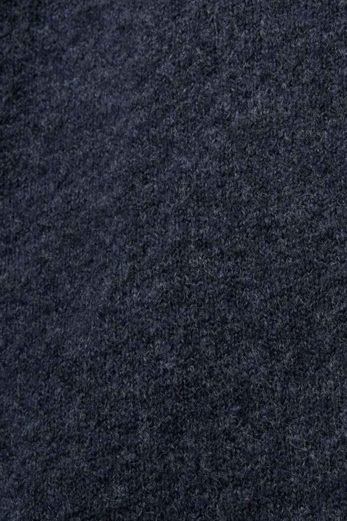 Mockneck Sweater, NAVY BLUE, detail image number 5