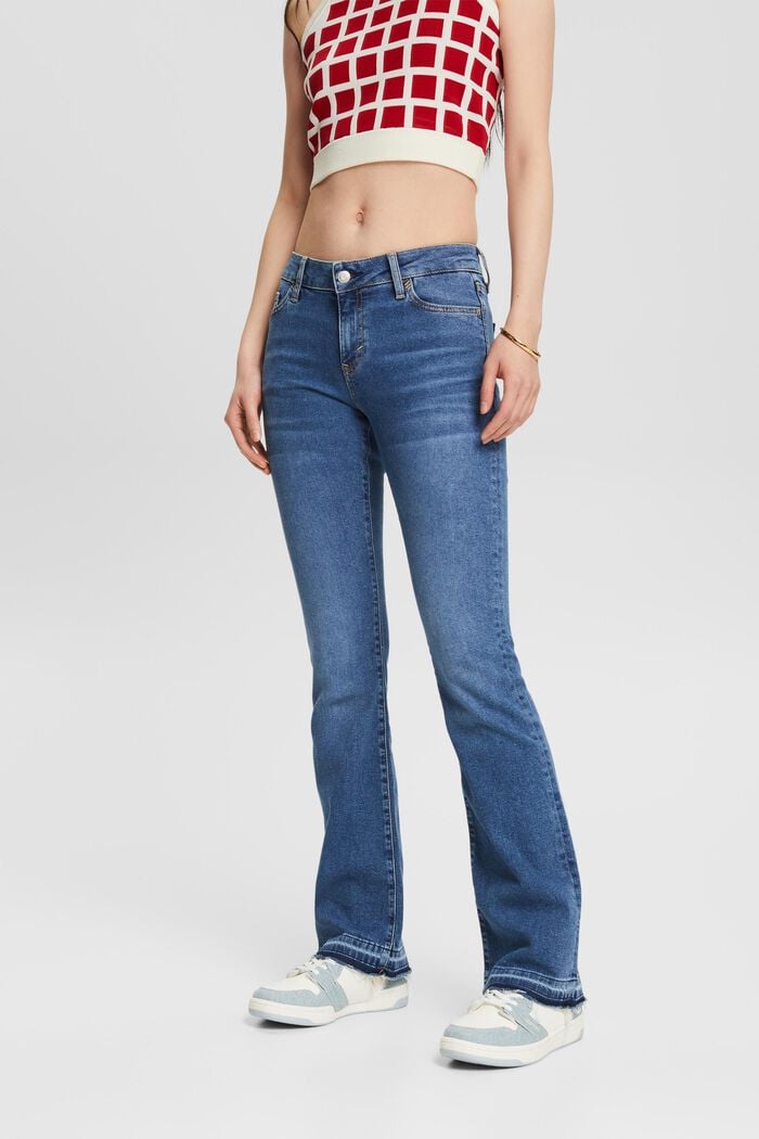 Mid-Rise Bootcut Jeans, BLUE MEDIUM WASHED, detail image number 0