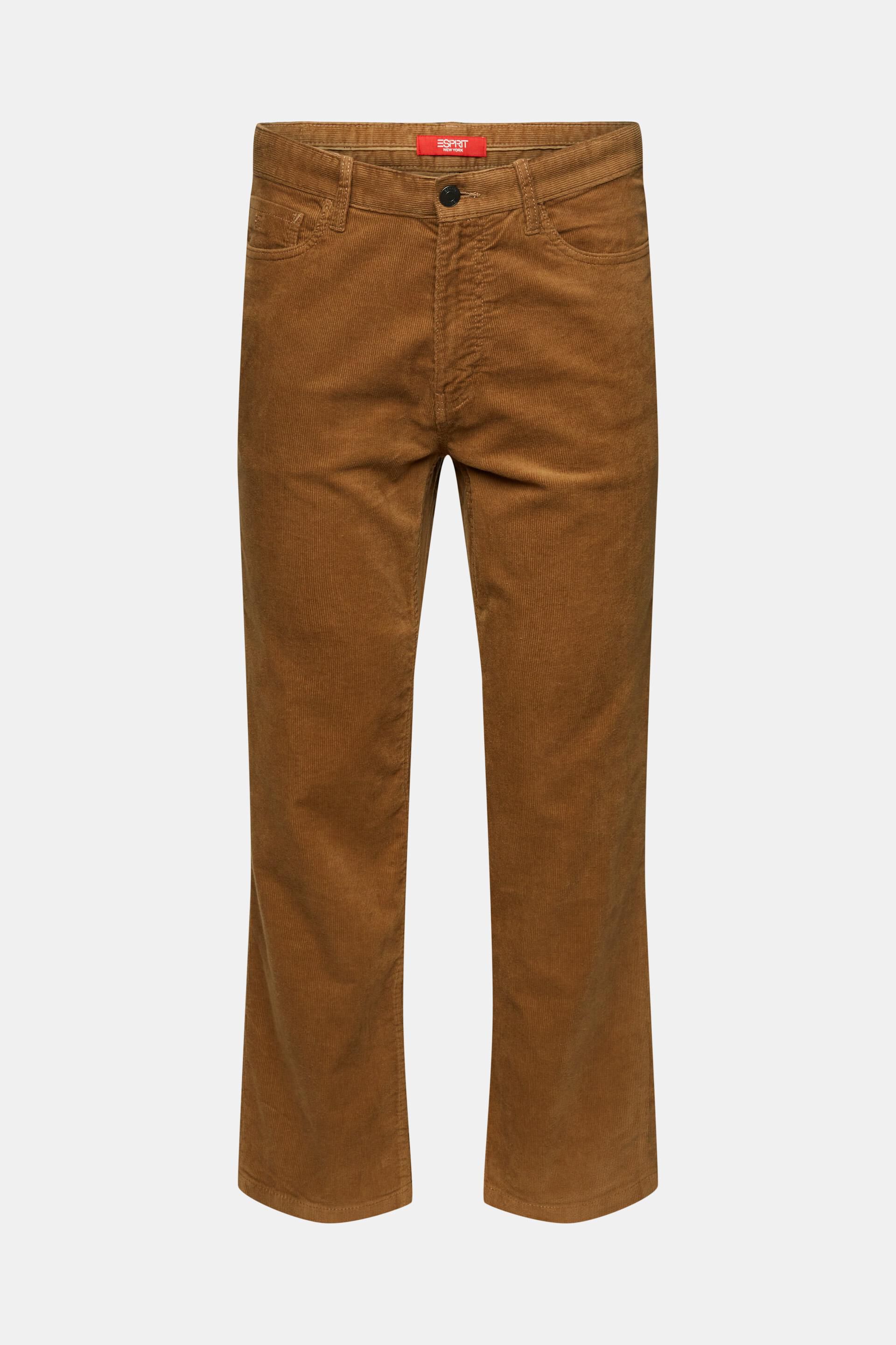 Straight Fit Corduroy Trousers at our online shop - ESPRIT