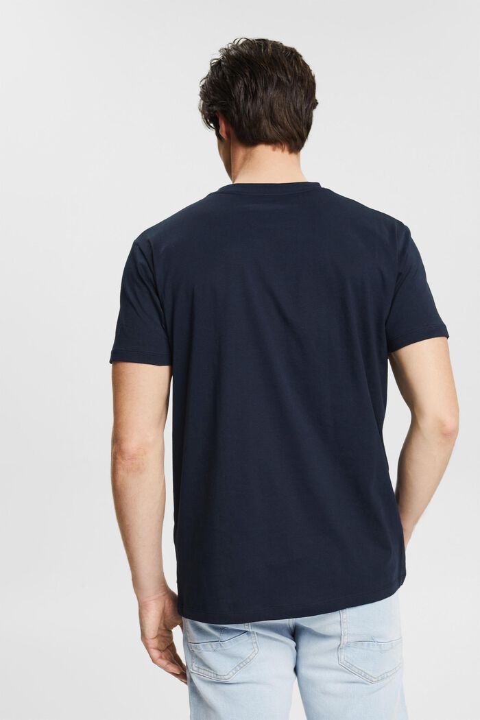 Jersey T-shirt with a print, NAVY, detail image number 3