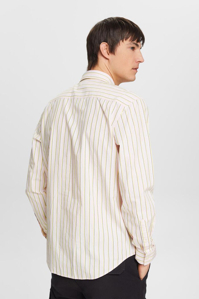 Striped Cotton Shirt, PASTEL PINK, detail image number 3